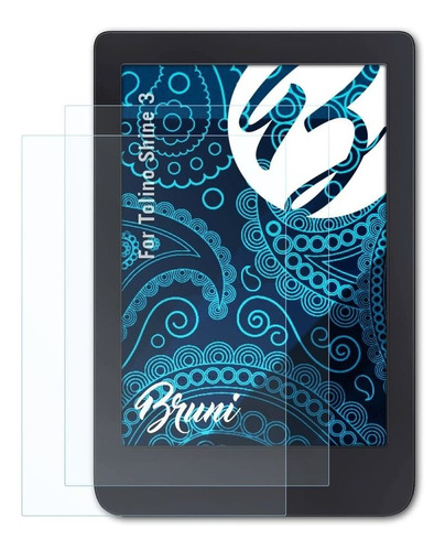 Bruni Protector Pantalla Para Tolino Shine 3 Pelicula 2x