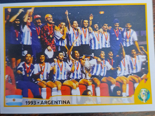 Lámina Album Copa America Brasil 2019 Legend 1993 Argentina