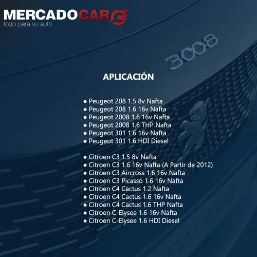 Cazoleta Vth Peugeot 2008 1.6 Thp 2022 2023 2024