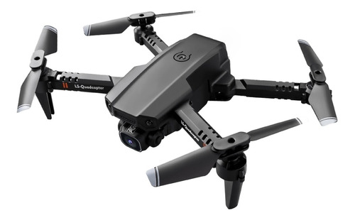 Mini drone LSRC LS-XT6 con 1 bolsa de almacenamiento Single camera con cámara FullHD negro 2.4GHz 2 baterías