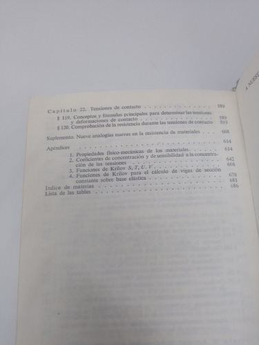 Manual De Resistencia De Materiales Pisarenko Yákovlev (Usado)