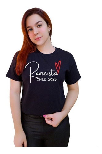 Polera Romeo Santos 100%algodón Familiar Romeista 2023 621