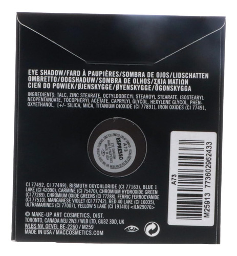 Paleta Mac Sombra De Ojos Pro - Espresso