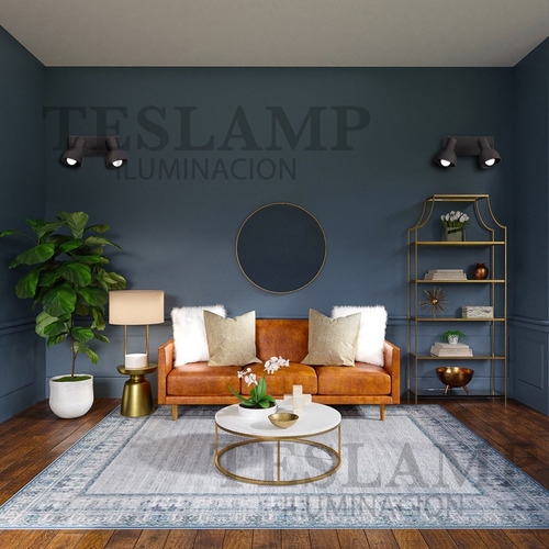 Lampara Aplique Spot Dos Luces Apto Led