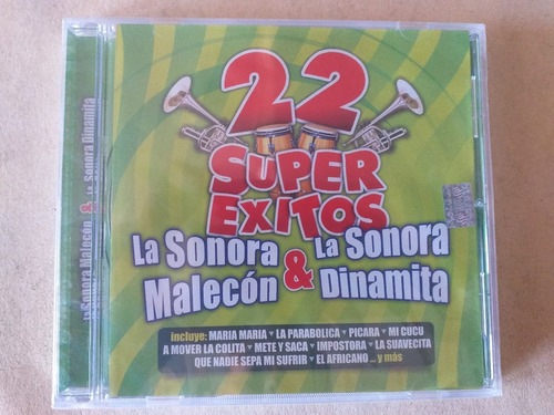 Cd   22 Super Exitos - Sonora Malecon - Sonora Dinamita