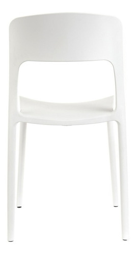 Imagen 5 de 7 de Pack De 4 Sillas De Comedor Nina Apilable Reforzada