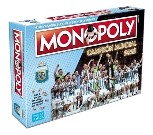 Juego De Mesa Monopoly A.f.a Campeones Del Mundo Toyco