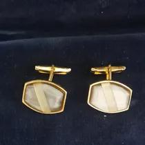 Comprar Gemelos Vintage De Metal Dorado