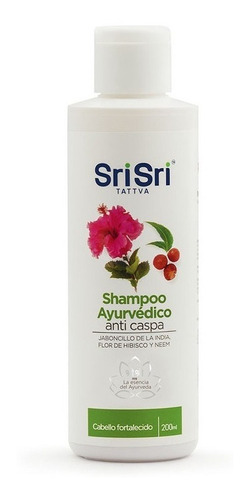 Imagen 1 de 3 de Shampoo Anti Caspa Ayurvédico Sri Sri Tattva  X 200ml