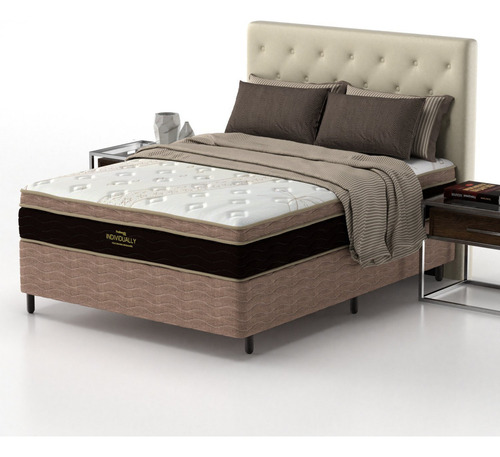 Cama Box Casal Probel Molas Ensacadas Conjugado Box