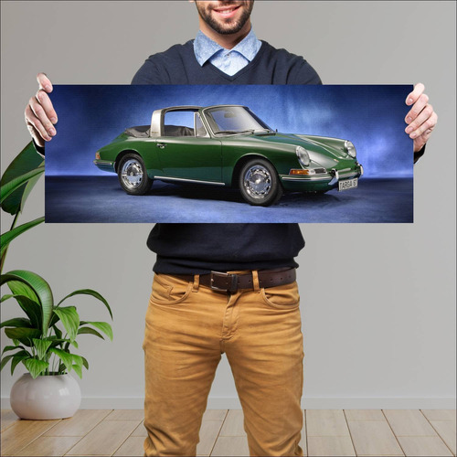 Cuadro 30x80cm Auto 1966 Porsche 911 Targa Auto 22