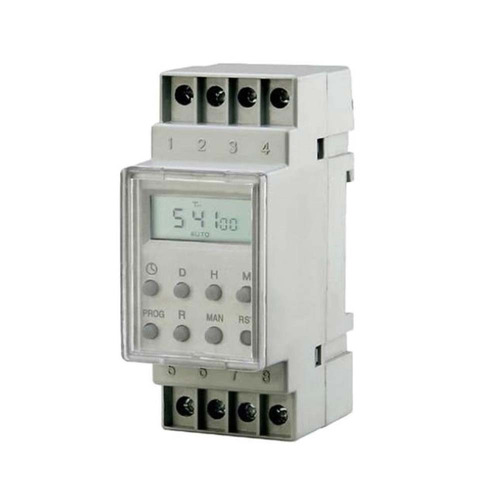 Temporizador Digital Trilho 220v Liga E Desliga Exatron C/nf