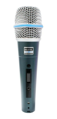 Microfone Profissional Skypix Sk-m57a Dinâmico Com Cabo