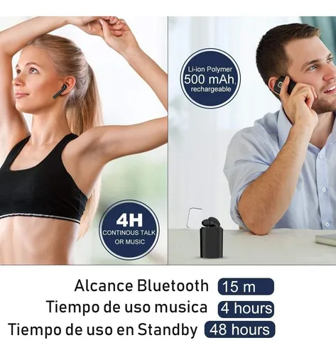 Auriculares Bluetooth Palito Tws Fun7 C/carga Bateria