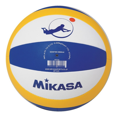 Imagem 3 de 4 de Bola Mikasa Vxt30 Praia Original Nota Fiscal* Frete Grátis*