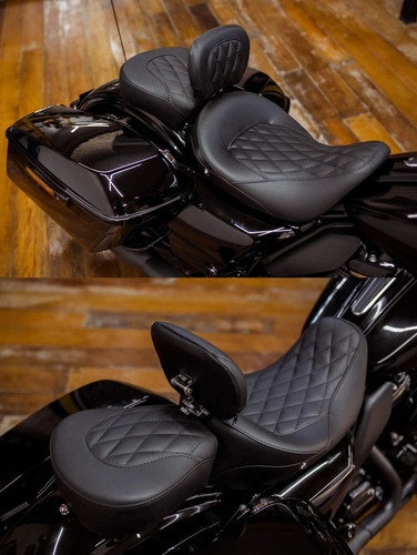 Banco Solo Confort + Garupa +encosto Touring Todas 2008-2024