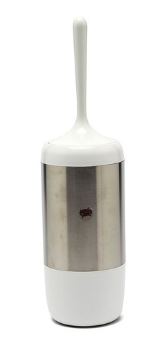 Imagen 1 de 2 de Escobilla Inodoro Lima Acero Inox Blanco