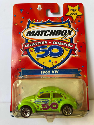 Matchbox Volkswagen Escarabajo 1962 50 Aniversario 1:64