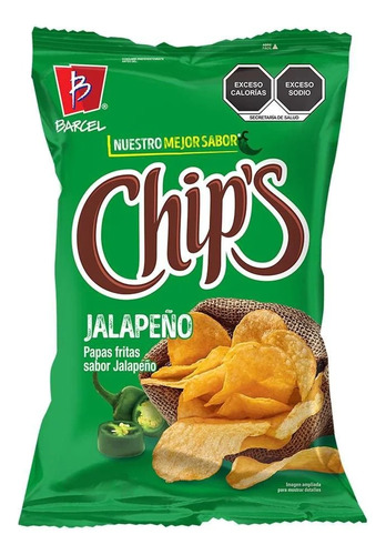 Chips Jalapeño 42gr - Barcel - Producto Mexicano