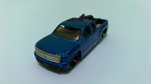 Hot Wheels Chevy Silverado Camioneta Pickup Azul