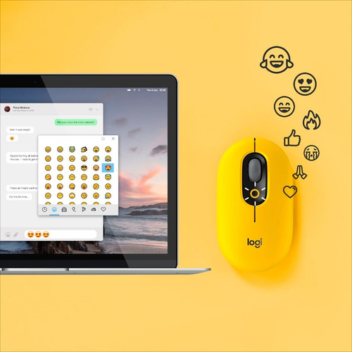 Imagen 7 de 10 de Mouse Inalámbrico Logitech Pop Óptico 4000 Dpi - Cover Co