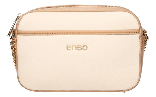 Bolsa crossbody Enso Casual color beige/camel