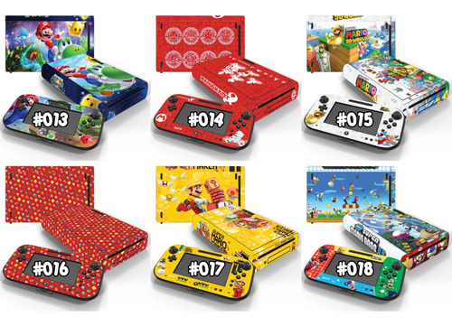 Skin Nintendo Wii U Vinilo Personalizado A Eleccion #013-018