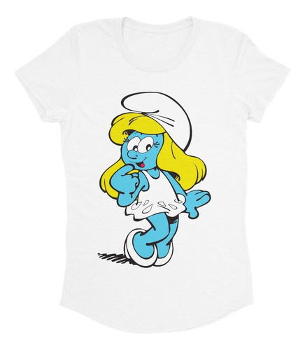 Playera Pitufina Los Pitufos Smurfs