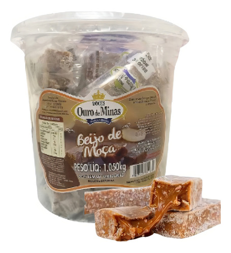 Beijo De Moça Com 21 Unidades (pote 1,05kg) - Ouro De Minas