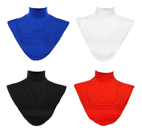 4 Packung Stretch Modal Desmontable Cuello Alto Cuello Alto