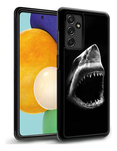 Funda Para Galaxy A14 5g Great Blanco Shark Luxury Pattern S