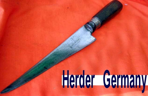 Cuchillo Herder Rombo Virola Plata  Plateria Criolla