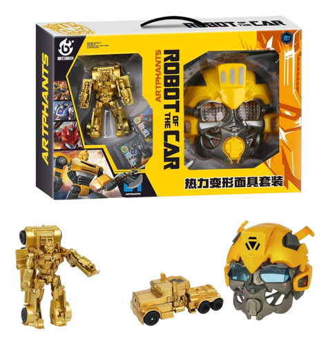 Mascara Transformers Bumblebee Con Figura