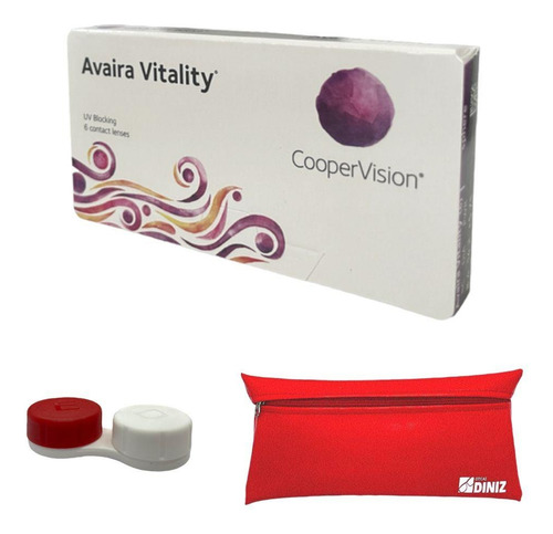 Lentes De Contato Avaira Vitality Coopervision - Com Grau