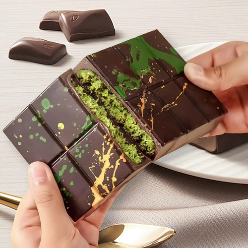 Moldes De Chocolate Dubai Silicona 1 Pulgada 2 Unidades Mmg