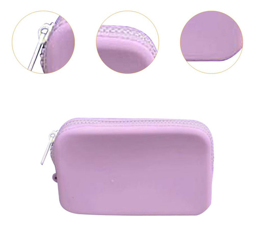 4 Monedero De Silicona Para Bolso De Playa, Tarjetero,