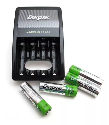 Cargador De Pilas Energizer Maxi + 4 Pilas Recargables Aa