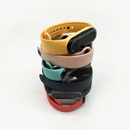 Reloj Inteligente Smart Band M8 Deportes Presión Arterial Blanco Amarillo