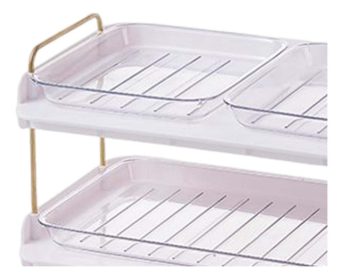 Estante De Almacenamiento De Verduras Para Platos 4 Niveles