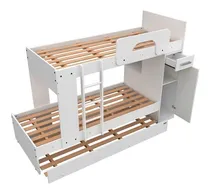 Comprar Cama Marinera Superpuestas Cuchetas Blanca Triliche Mosconi