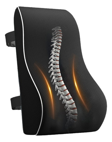 Almohada De Soporte Lumbar Cojín De Respaldo Coche Oficina