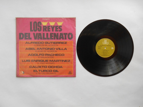 Lp Vinilo Los Reyes Del Vallenato Varios Interp Colombia1980