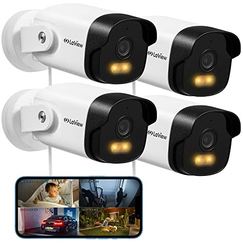 2k Security Camera Outdoor With Color Night Vision,3mp ...