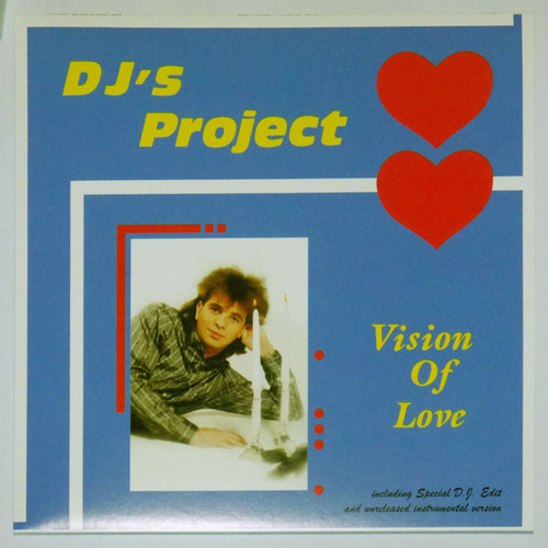 Djs Project Vision Of Love Vinilo Maxi Rojo Traslúcido Nuevo