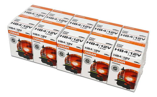 Osram Hb4 9006 Original Standard Headlight Halogen Bulbs Aag