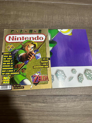 Revista Club Nintendo Zelda Con Poster Original Sin Cortar