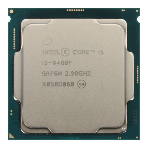 Processador Intel Core i5-9400F de 6 núcleos e  4.1GHz de frequência