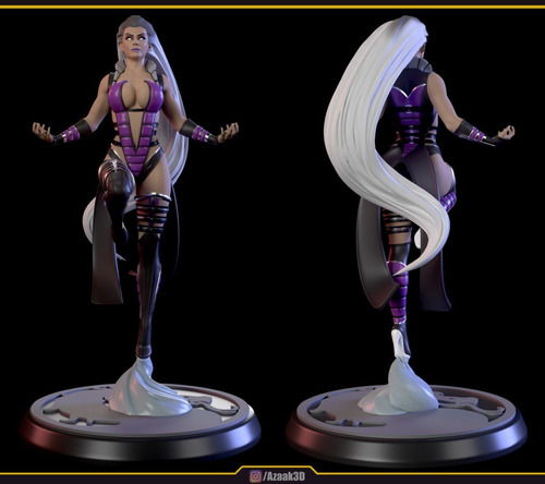 Archivo Stl Impresión 3d - Mortal Kombat - Sindel