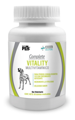 Tabletas Multivitaminico 60tab Medical Solution Perro