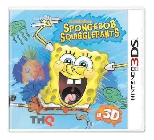 Jogo Spongebob Squigglepants 3d Nintendo 3ds Midia Fisica